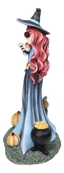 Amy Brown Halloween Pumpkins Ritual Poison Apple Witch Fantasy Magic Figurine