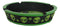 Green UFO Outer Space Colony Extra Terrestrial Roswell Alien Cigarette Ashtray