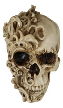 Spirit Skull Opera Tooled Rococo Flares Masquerade Cranium Macabre Figurine