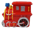 Red Colorful Choo Choo Train Locomotive Stationery Pencil Holder Figurine 5"L