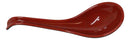 Contemporary Red Black Melamine Asian Soup Spoons With Ladle Hook Pack Of 6 Set