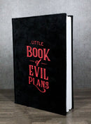 Dark Arts Little Book of Evil Plans A5 Lined Pages Velvet Cover Journal Book