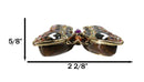 Brown Monarch Butterfly Pewter Austrian Crystals Bejewelled Trinket Jewelry Box