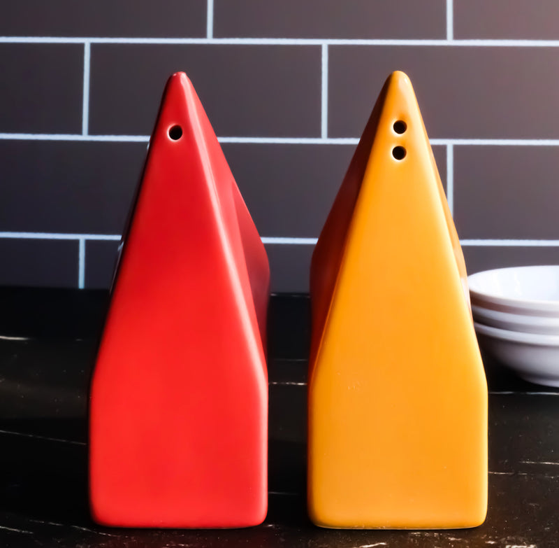Frank Llyd Wright Florida Southern College Organic Triangles Salt Pepper Shakers