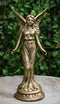 Cast Iron Rustic Enchanted Fantasy Fairy Garden Pixie Faerie Standing Figurine