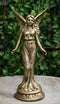 Cast Iron Rustic Enchanted Fantasy Fairy Garden Pixie Faerie Standing Figurine