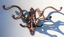 Cast Iron Rustic Victorian Scrollwork Spinning Swivel Multi Points Wall Hook