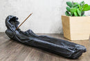 Hallowed Death Grim Reaper In Dark Cloak Master Wizard Incense Burner Figurine