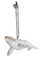Set Of 6 Antique White Humpback Whales Ocean Marine Wall Decor Tree Ornaments
