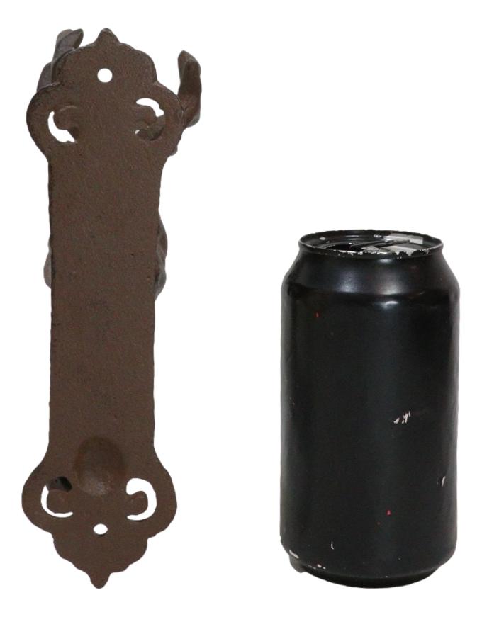 Rustic Western Forest Stag Elk Deer Head Cast Iron Door Knocker Cabin Lodge
