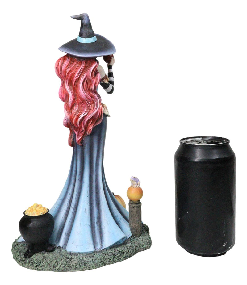 Amy Brown Halloween Pumpkins Ritual Poison Apple Witch Fantasy Magic Figurine