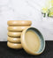 Pack of 6 Ao Nagashi River Round Appetizer Salad Banchan Deep Dish Plates 5"D