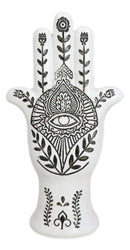 Hamsa Palm Hand Of God Eye Of Providence With Floral Motifs Decorative Figurine