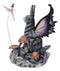 Whimsical Amy Brown Curious Encounter Fairy Tabby Cat With Pixie Fae Figurine