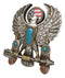 Southwestern American Flag Eagle With Turquoise Rocks Feathers Arrows Wall Decor