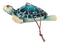 Set Of 4 Nautical Blue Sea Turtles Ocean Marine Wall Hanger Decor Tree Ornaments