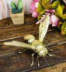 Wild Life Art Realistic Bumble Bee Insect Faux Taxidermy Golden Sculpture 7.5"L