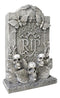 Ossuary Gothic Skulls Death Moths Graveyard Mortuary RIP Tombstone Figurine