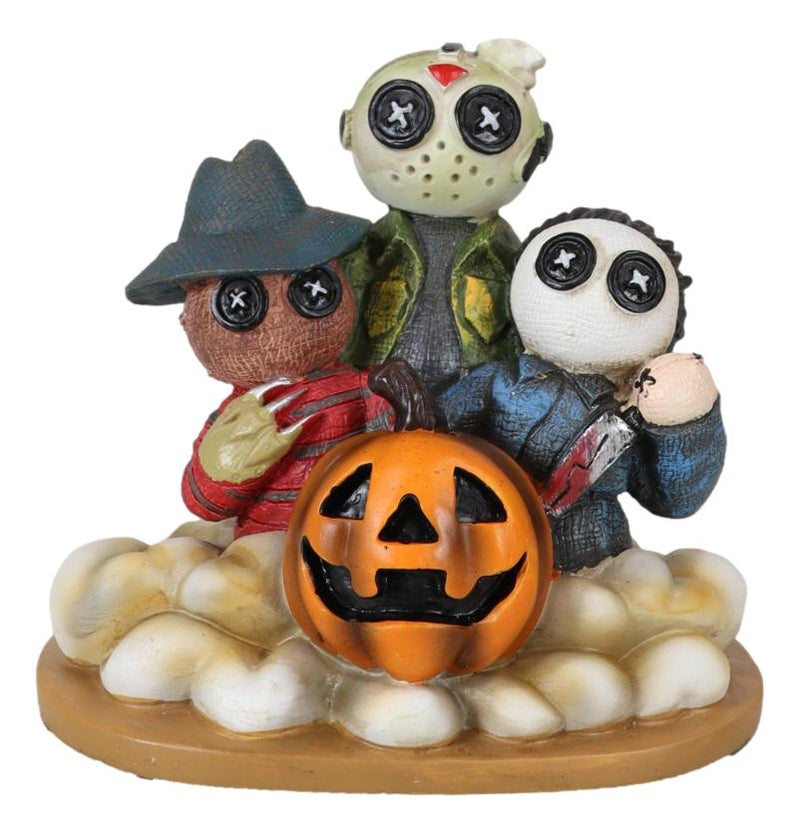 Pinheadz Voodoo Monsters Horror Trio Freddy Jason Myers Murder Terror Figurine