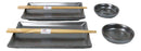 Tetsu Kesho Porcelain Sushi Plates Sauce Dishes Chopsticks Dinnerware Set For 2