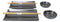 Tetsu Kesho Porcelain Sushi Plates Sauce Dishes Chopsticks Dinnerware Set For 2