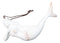 Set Of 6 Antique White Ocean Marine Mermaid Wall Hanging Decor Tree Ornaments