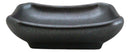 Pack Of 6 Ceramic Black Tetsu Kesho Soy Sauce Oil Condiment Rectangular Dishes
