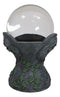 Wicca Sacred Moon Triple Goddess Mother Maiden Crone Pentagram Gazing Glass Ball