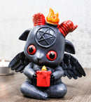 Wicca Occult Pentagram Baphy The Sabbatic Baby Goat Baphomet Ritual Figurine