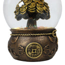 Feng Shui Golden Money Tree of Prosperity Wealth Fortune And Luck Water Globe