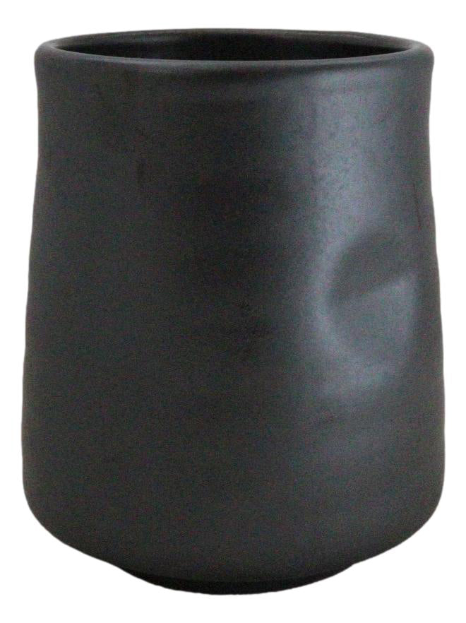 Pack Of 6 Blue Sky And Stars Seikai Reactive Glaze Ceramic Yunomi Tea Cups 9oz