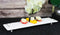 Pack Of 6 Melamine Yukino Hana Rectangular Sushi Entree Serving Platters 12" L