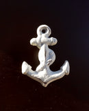 Set Of 6 Aged White Marine Sea Sailor Ship Anchor Drawer Cabinet Door Pull Knobs