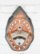 Set Of 2 Nautical Sea Great White Shark Jaws Wall Soda Beer Bottle Cap Openers