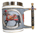 The Trail Of Painted Ponies Super Charger King's Cavalier War Horse Tankard Mug