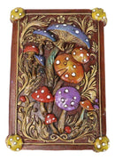 Witchcraft Toadstool Mushrooms Forest Wicca Ornate Tarot Cards Trinket Box