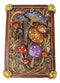 Witchcraft Toadstool Mushrooms Forest Wicca Ornate Tarot Cards Trinket Box