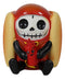 Furrybones Frank The Wiener Hotdog Bun With Ketchup Bottle Furry Bone Figurine