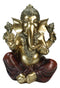 Vastu Hindu Elephant God Ganesha Ceremonial Ganapati Seated Figurine 10"H