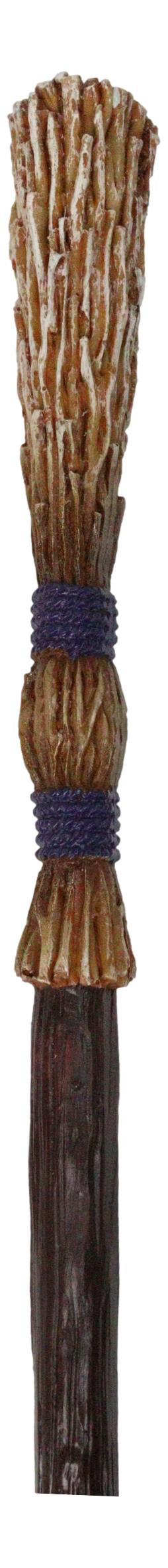 Witch Double Banded Twisted Vine Magical Flying Broom Stick Magic Wand Cosplay