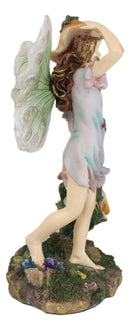 Enchanted Garden Calla Lily Floral Fairy Carrying A Bouquet Of Flowers Figurine