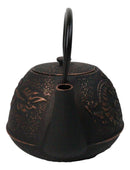 Bonrze Oriental Dragon Design Large Cast Iron Tetsubin Teapot 40oz Tea Pot