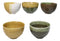 Abstract Art Tenmoku Glazed Ceramic 10oz Matcha Tea Bowl Set of 5 Made In Japan