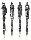 Set of 12 Medieval Crusader Templar Knights Of The Cross Le Fleur Writing Pens