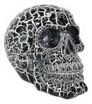 God of Lightning Thunder Bolt Punk Rock Black Skull Figurine Ossuary Macabre Art