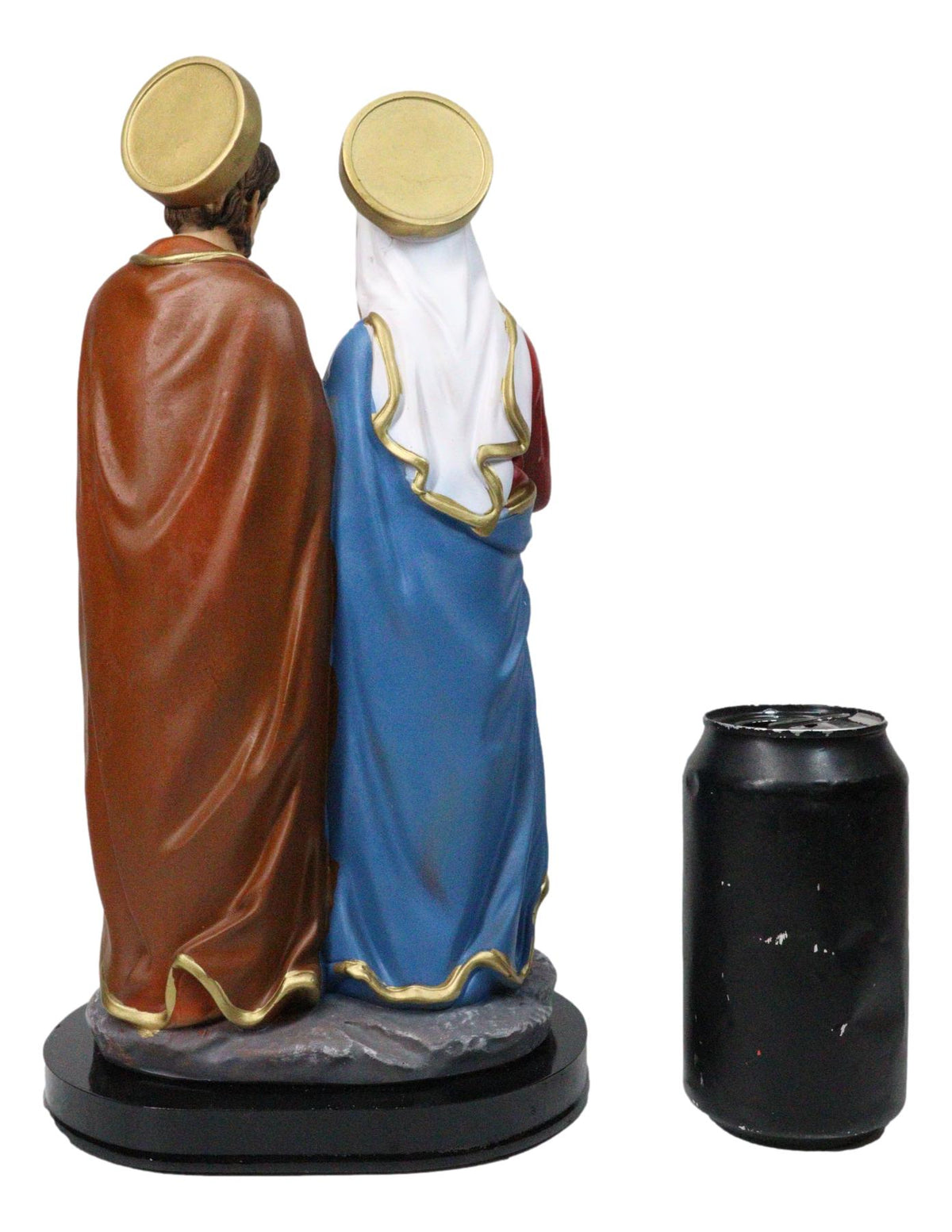 The Holy Family Mother Mary Joseph And Jesus Catholic Figurine With Base 12"H