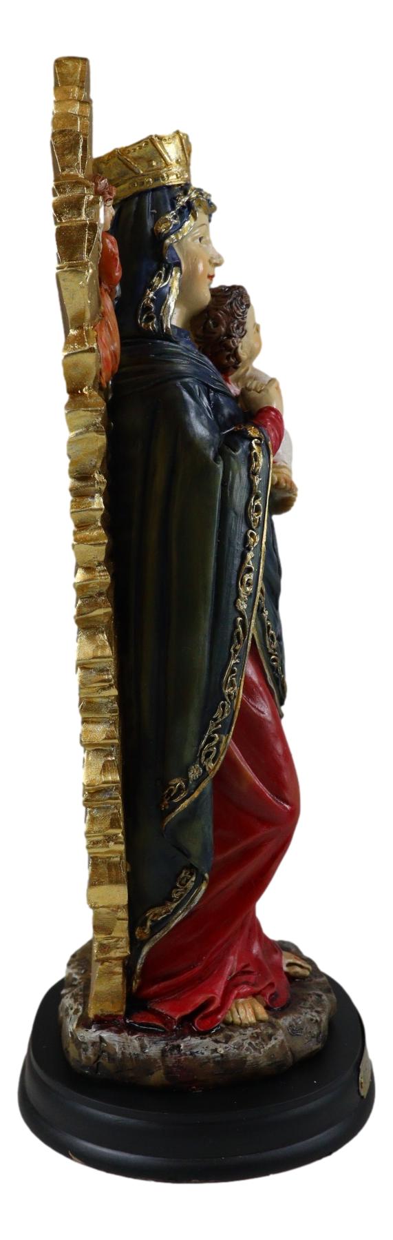 Our Lady of Perpetual Help Mother Mary With Baby Jesus Angels Catholic Figurine