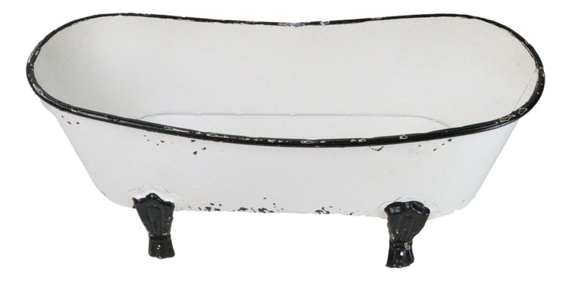 Western Country Rustic Metal Freestanding Bathtub Replica Decor 10"L