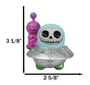 Furrybones UFO ET Alien Planetary Space Ship Dish Skeleton Figurine Furry Bones