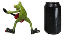 Wild Rock Band Electric Guitarist Green Toad Frog Rocking It Out Figurine